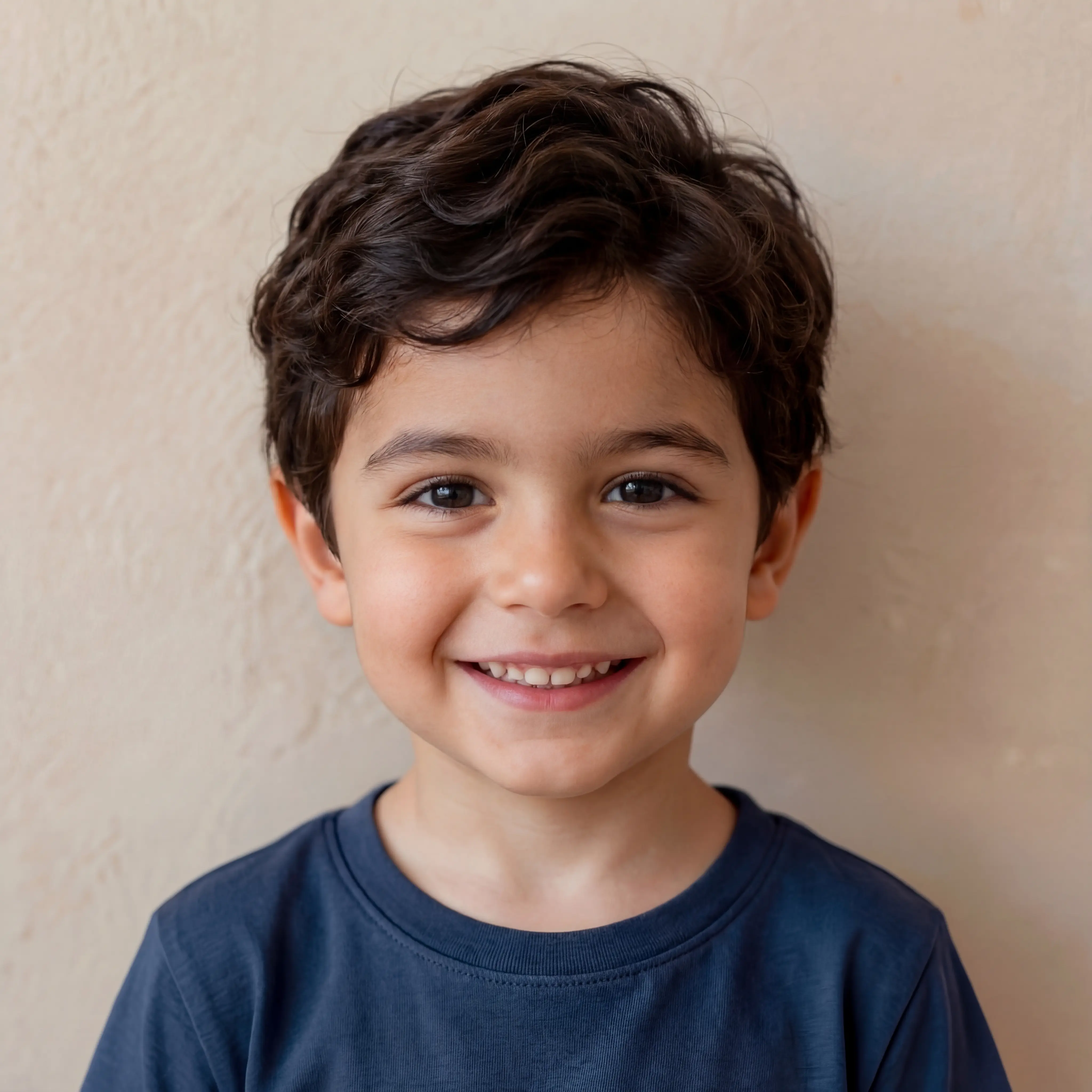 Child portrait for Leo and the Secret of the Jungle, a personalised children's book